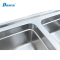 High Quality Countertops Used Stainless Steel Hand Wash Kitchen Sinks Basins With Drain Board For Sale